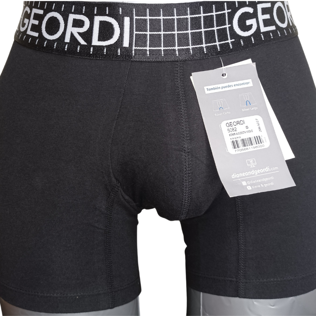 3 pack Bóxer Algodón Medio Fondo