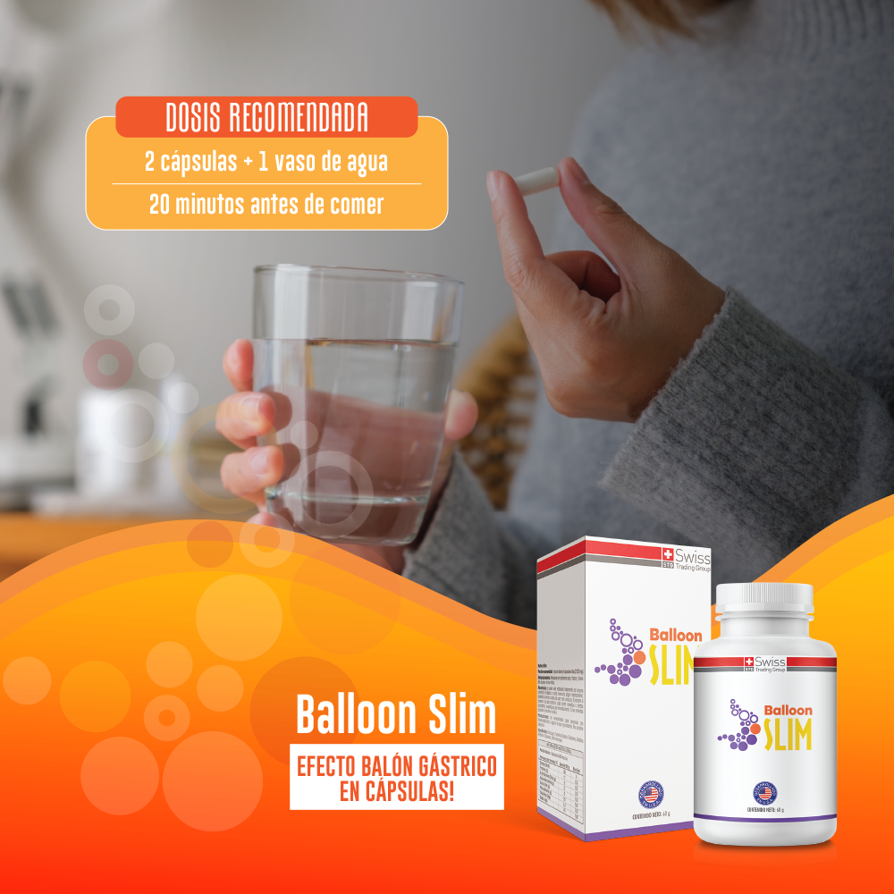 Balloon Slim™  60 cápsulas - Control de peso y saciedad!