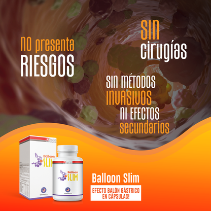 Balloon Slim™  60 cápsulas - Control de peso y saciedad!
