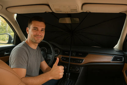 Parasol Retráctil para Auto - La Frescura nunca fue tan fácil