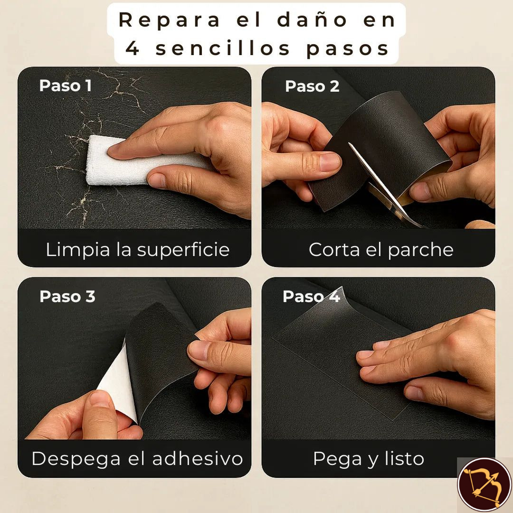 Rollo Cuero Adhesivo de Reparacion