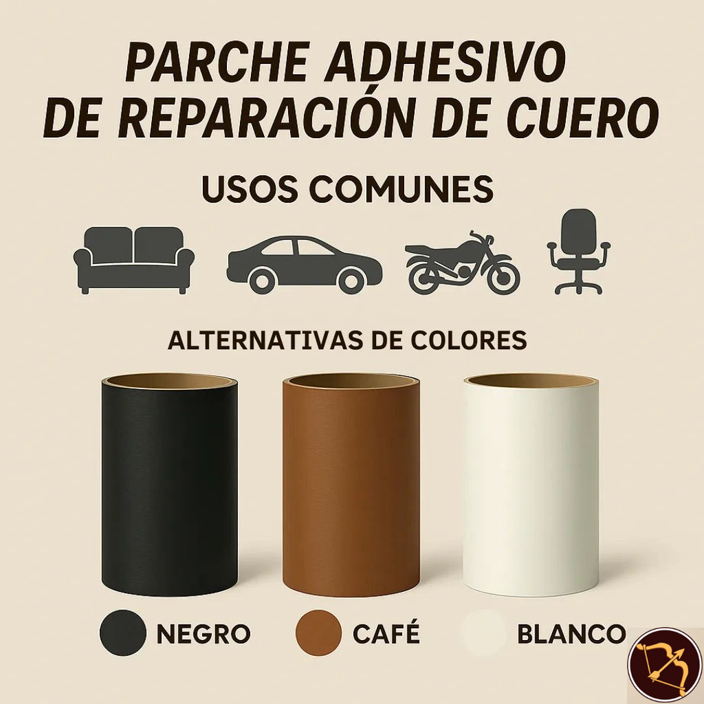 Rollo Cuero Adhesivo de Reparacion